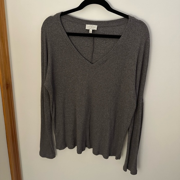 Lucky Brand Flowy Long Sleeve Top - Picture 2 of 6